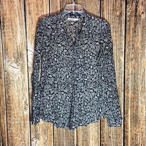 Anthropologie Hei Hei button down printed shirt